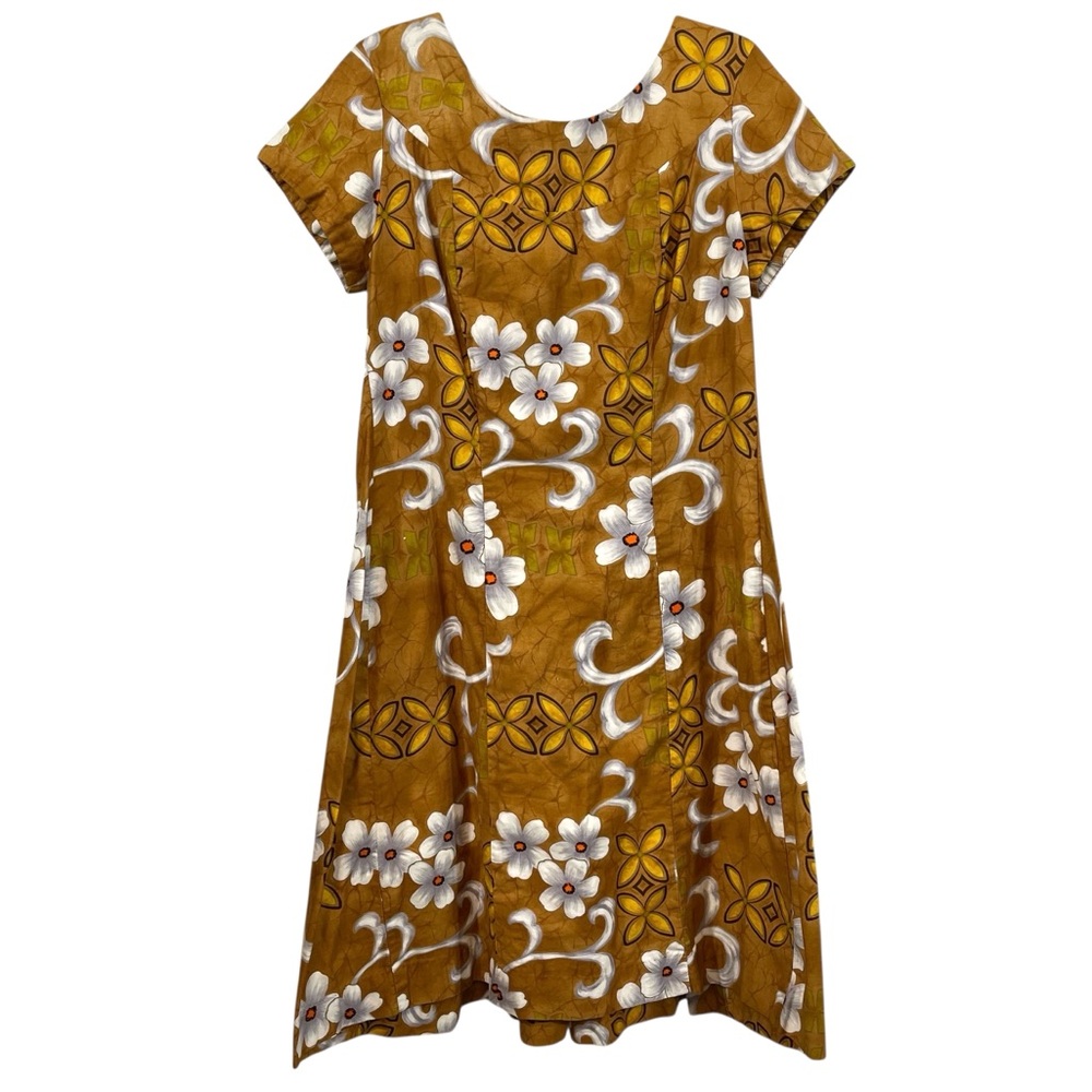Vintage 1960s Hawaiian Tropical Dress